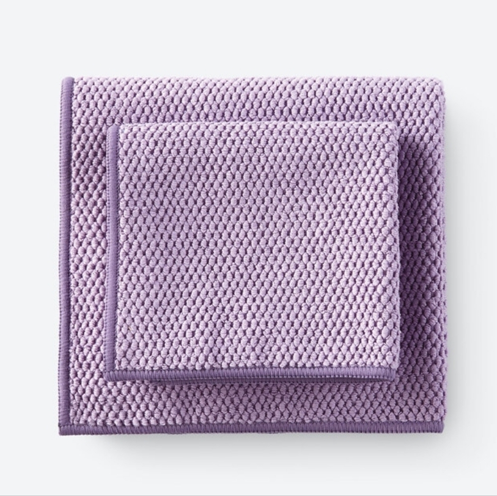 Norwex Diamond Textured Kitchen Towel & Cloth Set - Amethyst